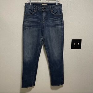 Blue Essence Women’s Dark Wash Straight Leg Made in the USA Jeans Size 14